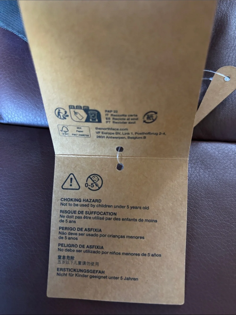 The North Face compact pouch